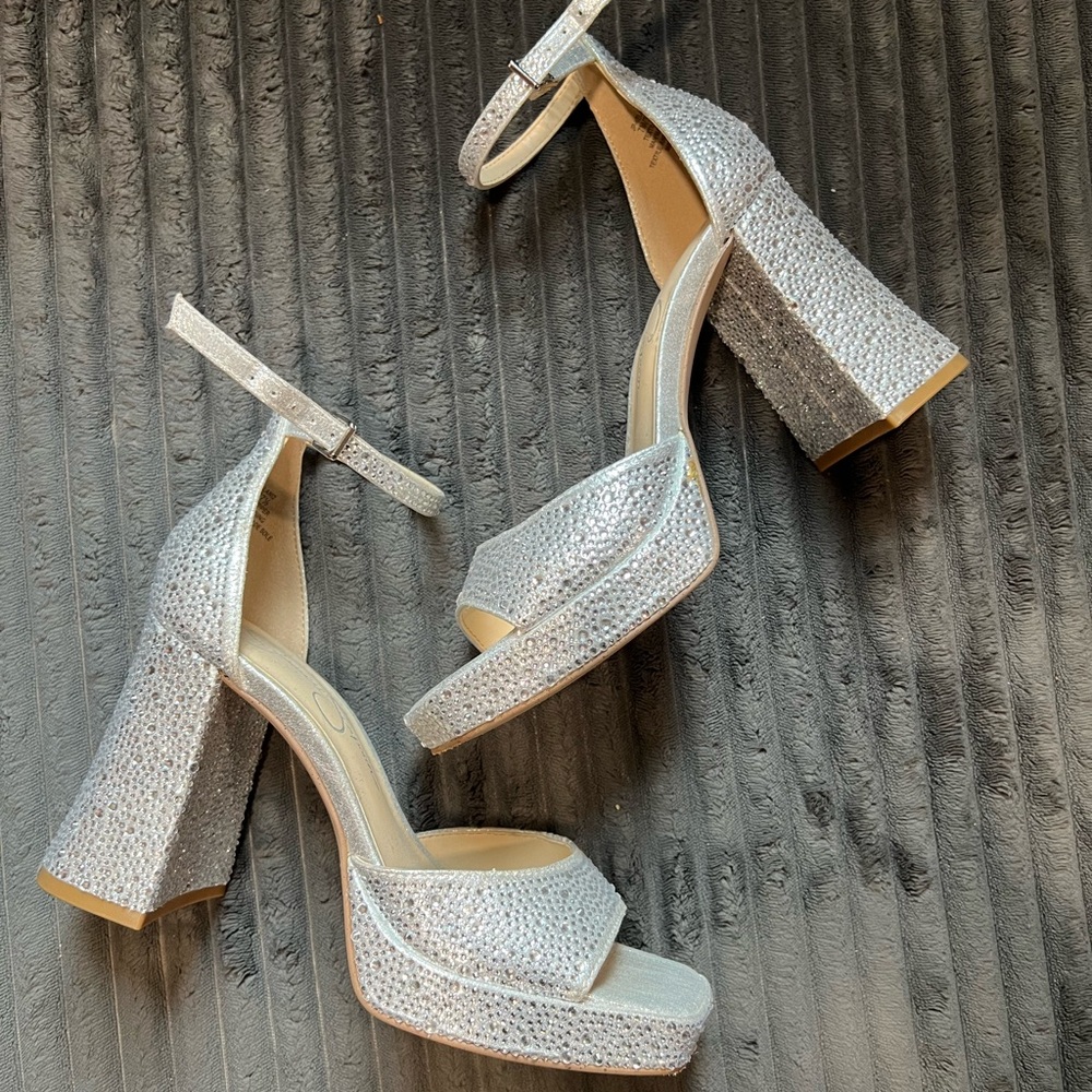 Sabrina Carpenter Silver Heels